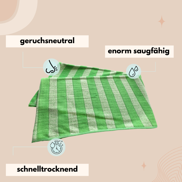 Bambus Allzwecktuch Putztuch Geschirrtuch