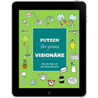 tablet buch cover - Putzen für grüne Visionäre - effektive mikrooganismen