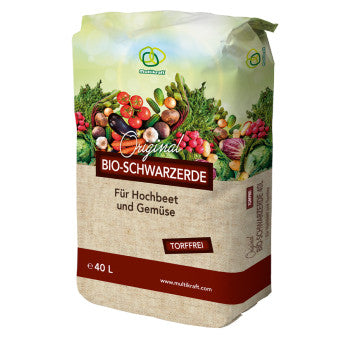 Original Bio-Schwarzerde für Hochbeet und Gemüse
