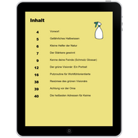 tablet - inhalt ebook putzen für grüne visionäre - effektive mikrooganismen